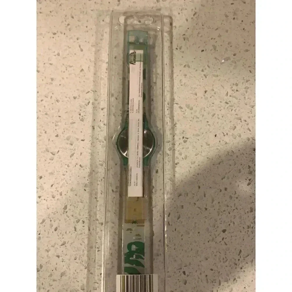 New Vintage Lenticular Disney Kids Green Plastic Lion King‎ Digital Watch  bz